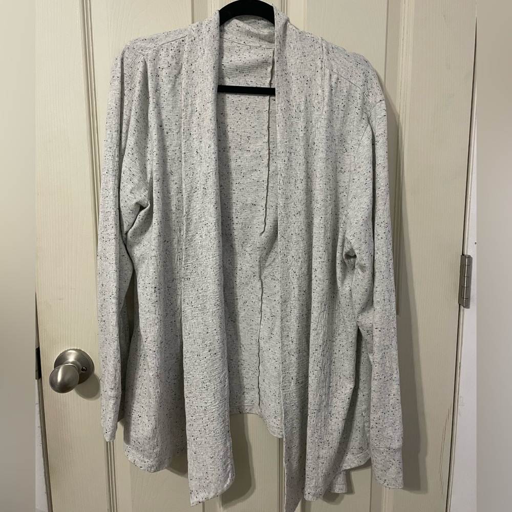 Grey Speckled Cardigan